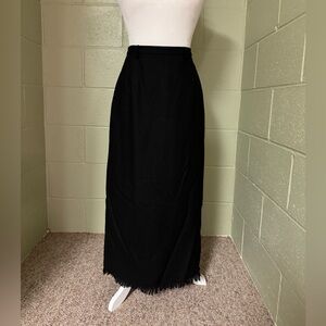 Eddie Bauer midi wool skirt